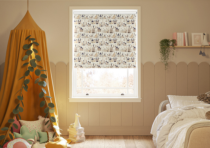 Magic Castle, Stone - Twist&Fit Roller Blind - Image 3